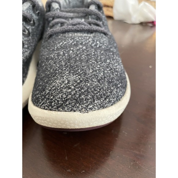 Allbirds Wool Runner Mizzle Low Top Shoes Merino Women's Size 7 Black Gray - Picture 9 of 9